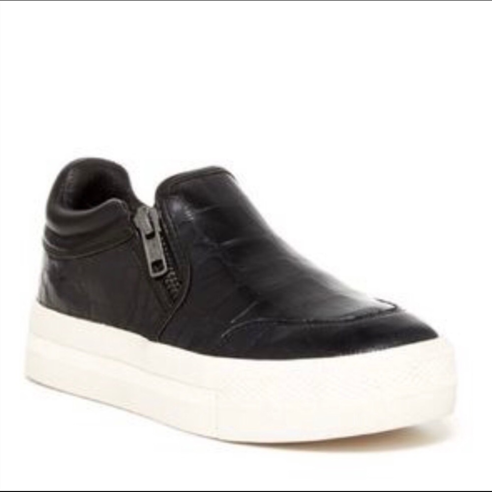 Ash kids croc black platform shoes